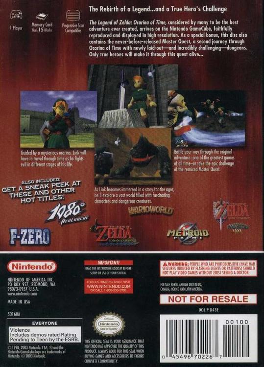 La Légende de Zelda : Ocarina du Temps + Master Quest