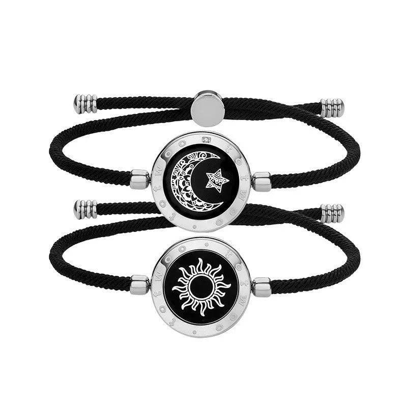 Lovers Sun-Moon Smart Sensing Couple Bracelet - EX-STOCK Canada