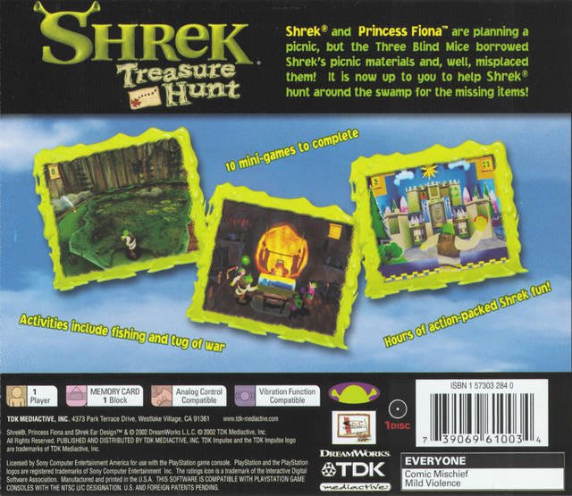 SHREK - TREASURE HUNT