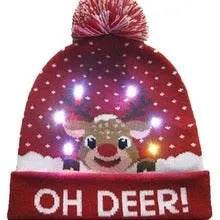 LED Light Christmas Beanies - EX-STOCK Canada