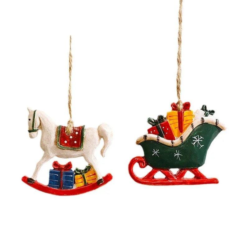 Decorazioni di Natale Cartone Animato Renna OrnamentiEX-STOCK Canada