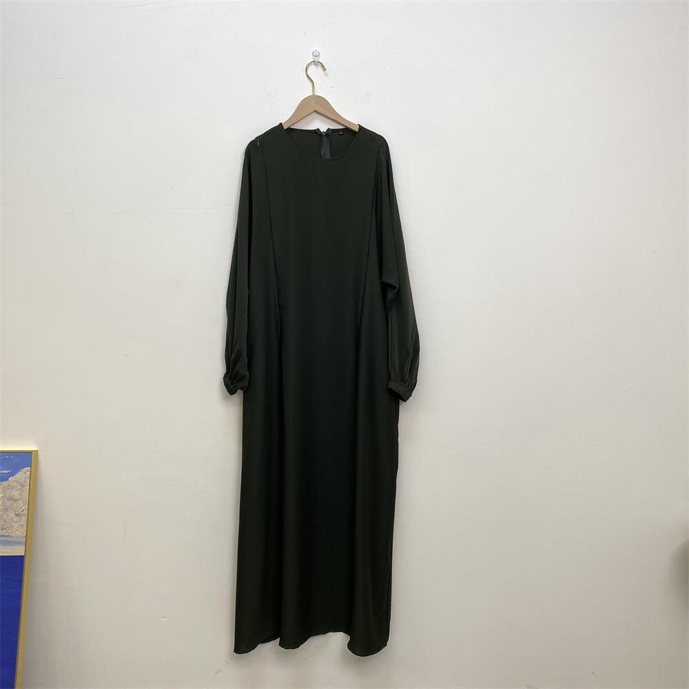Abbigliamento da infermiera alla moda Muslim Vestito a maniche lunghe a taglio slim - EX-STOCK Canada