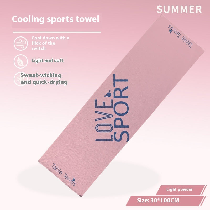 Cold Feeling Towel Outdoor Sports Sweat-absorbent Breathable Towel EX-STOCK Canada