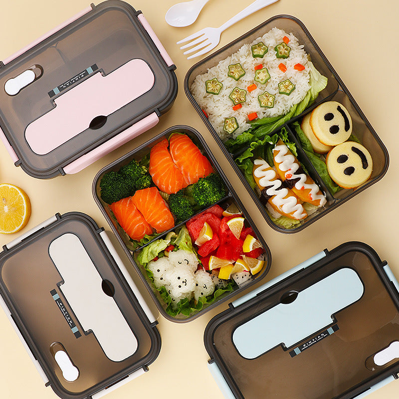 Kitchen Lunch Box Work Student Outdoor Activities Travel Microwave Heating Food Container Plastic Bento Box Storage Snacks Boxes EX-STOCK Canada