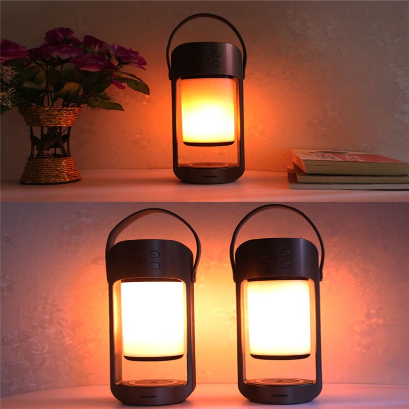 Altoparlante Bluetooth Flame Light Creativo e MultifunzioneEX-STOCK Canada
