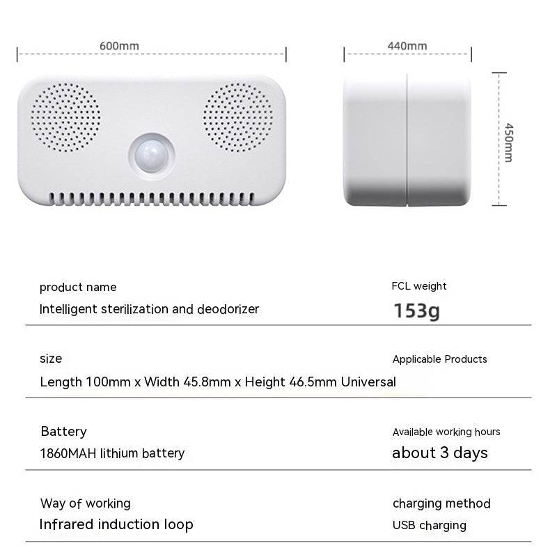 Smart Cat Litter Box Pet Deodorizer Pet Air Purifier - EX-STOCK Canada