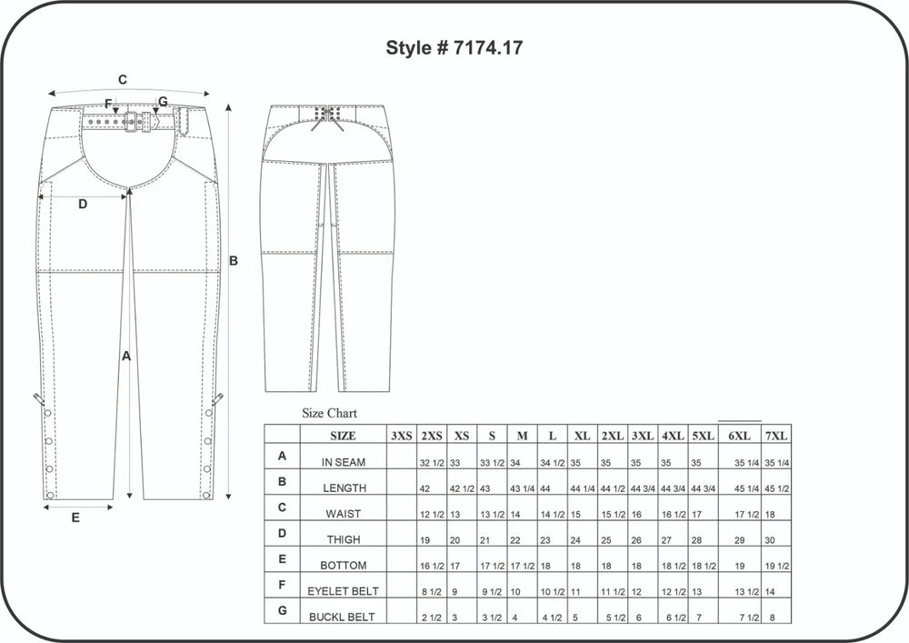 Open Road Women's Dark Purple Wash Leather Chaps EX-STOCK Canada