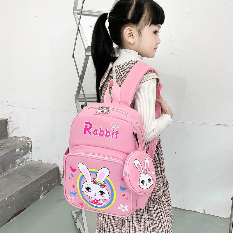 Large Capacity Cute Bunny Cartoon Backpack for School - EX-STOCK Canada