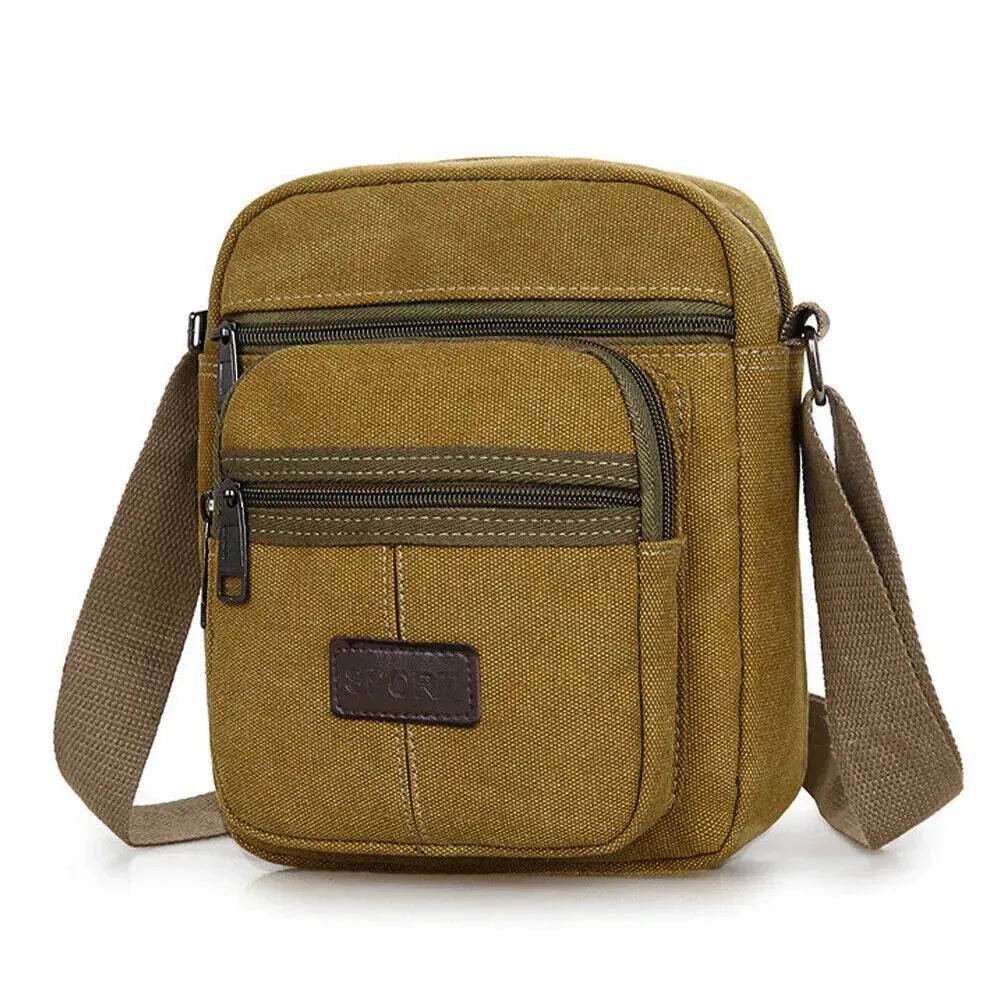 Crossbody Canvas Bags Casual Shoulder Messenger Unisex - EX-STOCK Canada