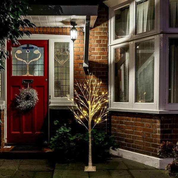 4FT Snowflake Christmas Tree With 48 LED Lamp Artificial Snowflake Pine Tree Home Decoration For Holiday - EX-STOCK Canada