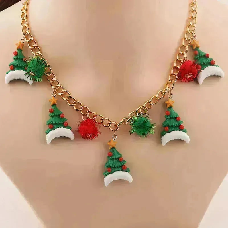 Collier de Noël créatif Idées de cadeaux Femmes