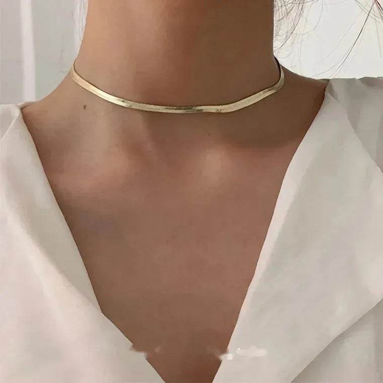 cold wind European and American Simple minimalist necklace women - EX-STOCK Canada