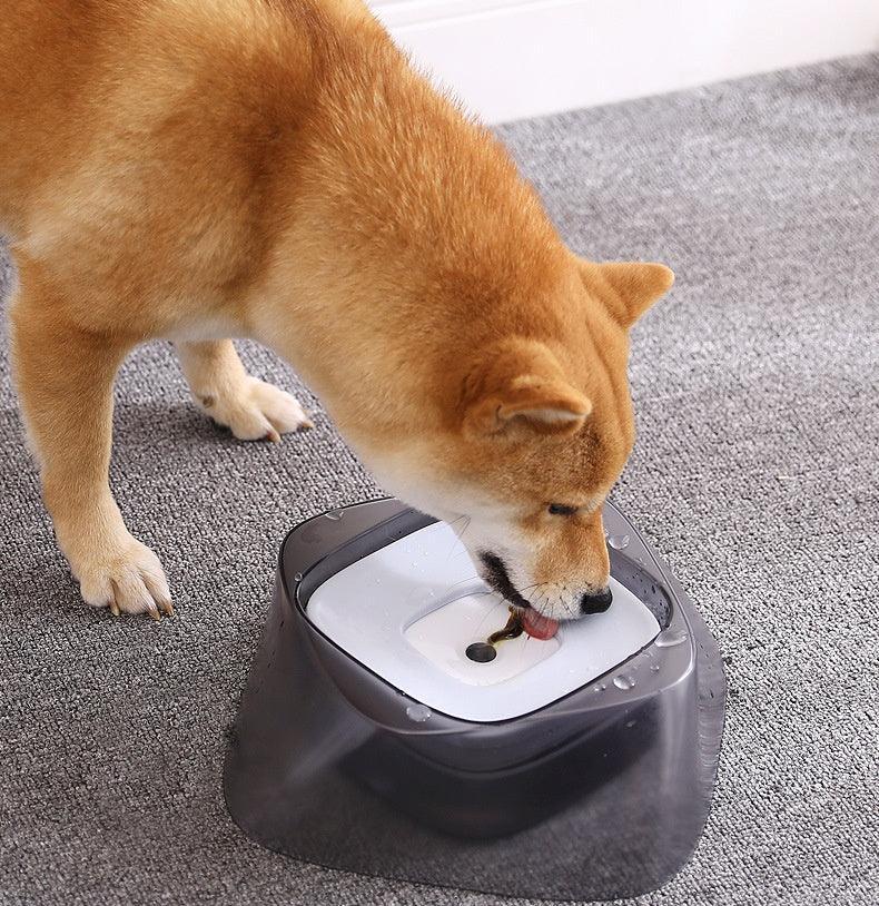 Pet Dog Bowl Floating Not Wetting Mouth Cat Bowl No Spill Drinking Water Feeder EX-STOCK Canada