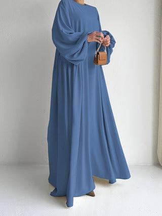 Middle East Muslim Women's Wear Plain Clothing Robe - EX-STOCK Canada