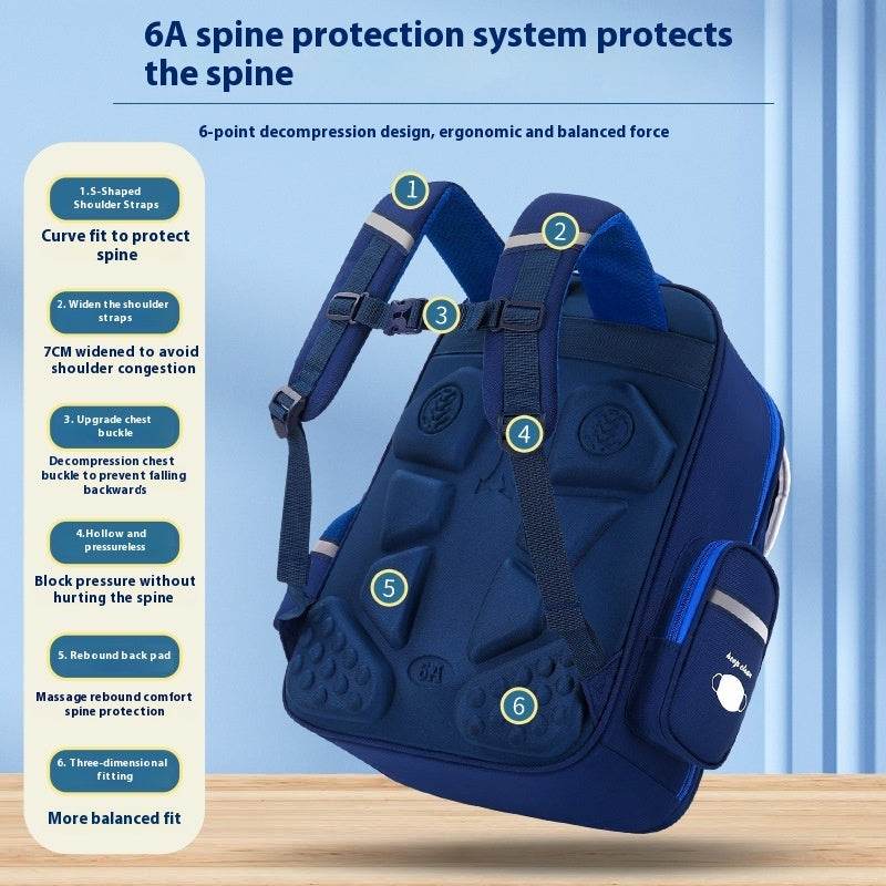 Primary School Schoolbag Grade Super Lightweight Large Capacity - EX-STOCK Canada