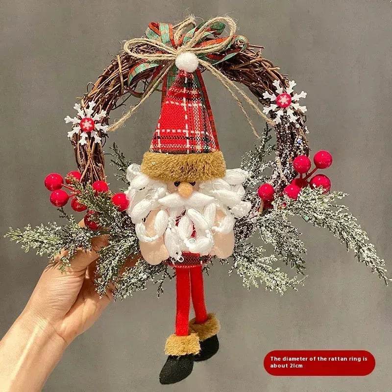 Old Man Snowman Elk Vine Ring Christmas - EX-STOCK Canada