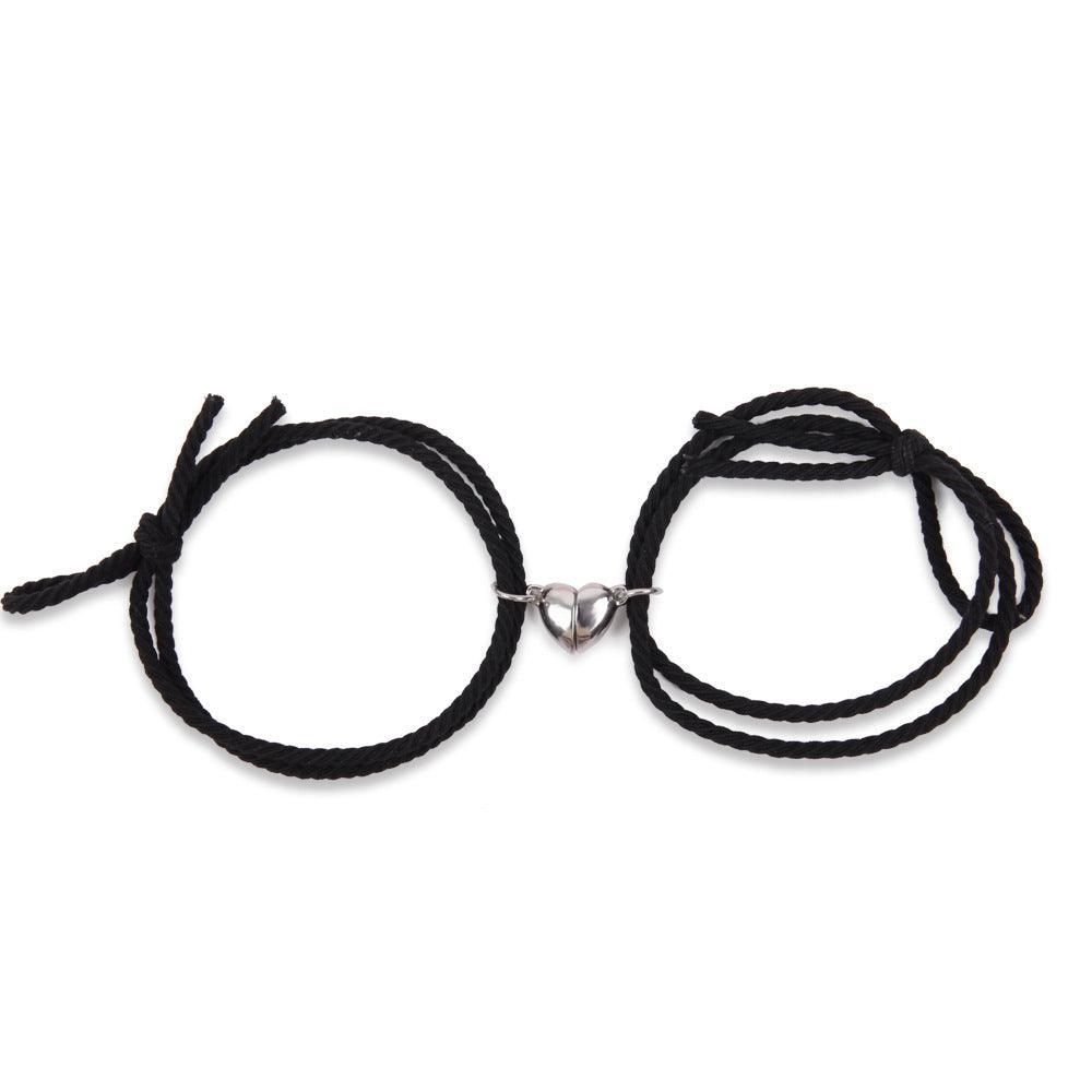 Heart Magnet Pendant Couple Lovers Friendship Bracelet - EX-STOCK Canada