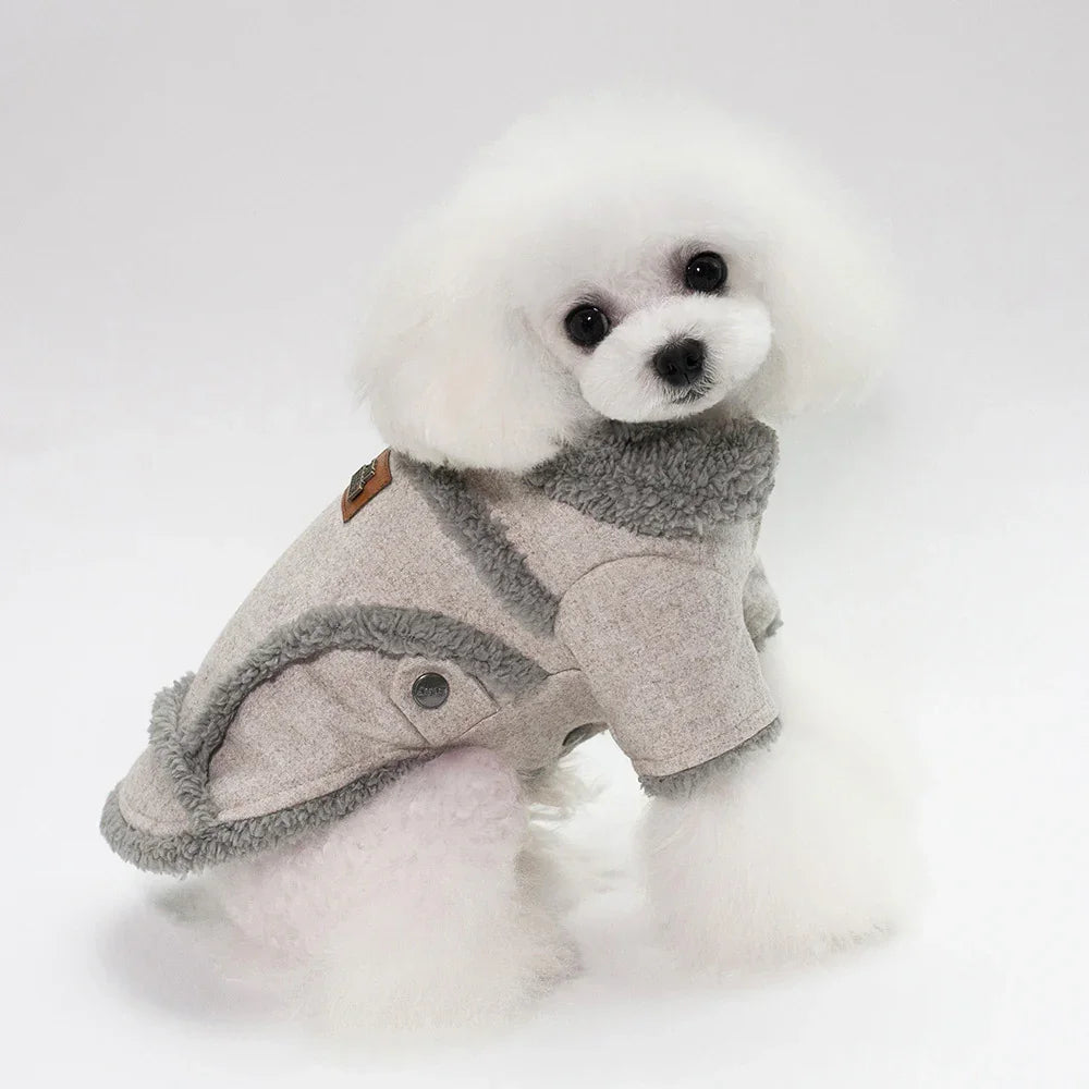 Dog Clothes Winter Pet Dog French Bulldog Jacket Thick Warm Dog Coat EX-STOCK Canada