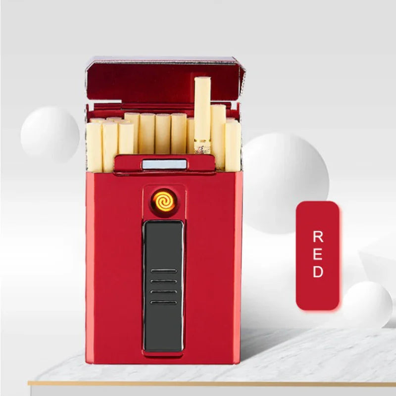 Ten conventional thin cigarette rechargeable cigarette case EX-STOCK Canada