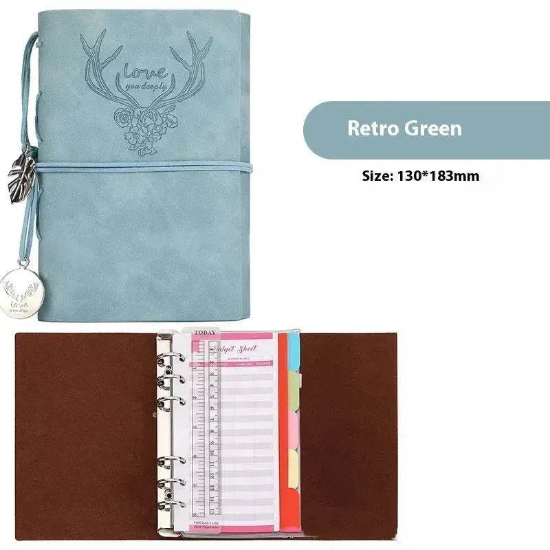 Notebook A6 Leather Loose-leaf Tally Book Note Pad Memo Note Book - EX-STOCK Canada
