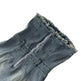 Design Waist-tight Tube Top Raw Edge Denim jeans mini club Dress - EX-STOCK Canada