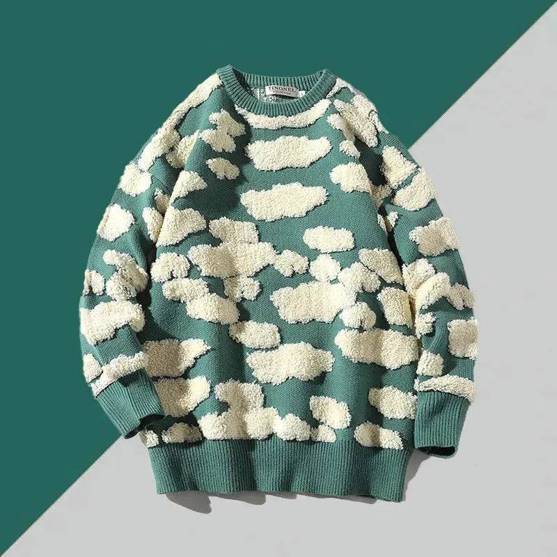 New Trend Autumn Winter Unisex Oversized Woolen Plush Pullover Sweater - EX-STOCK Canada