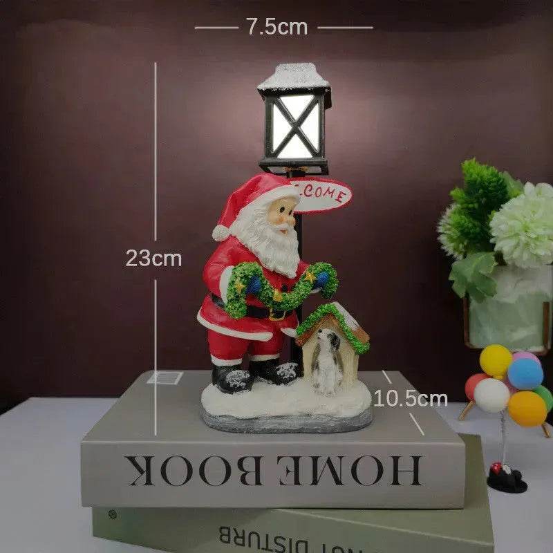 Christmas Gifts Resin Christmas Snowman Night Light Decoration Christmas Gifts Crafts - EX-STOCK Canada
