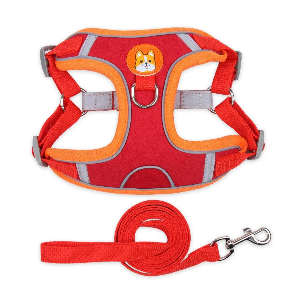 Dog Harness Cat Harness Reflective Dogs Leashs Soft Mesh Chest Strap EX-STOCK Canada
