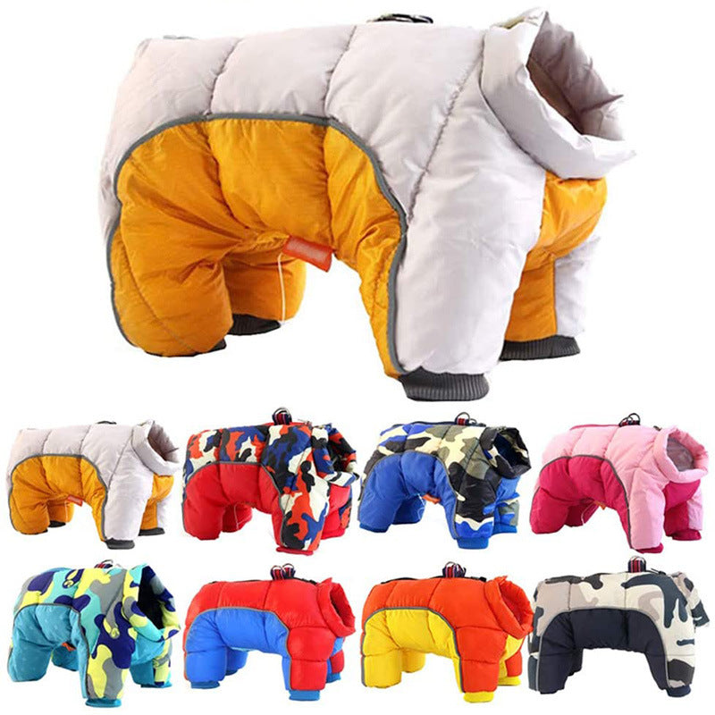 Pet Dog Winter Clothes Thick Warm Down Jacket Teddy Cotton Coat EX-STOCK Canada