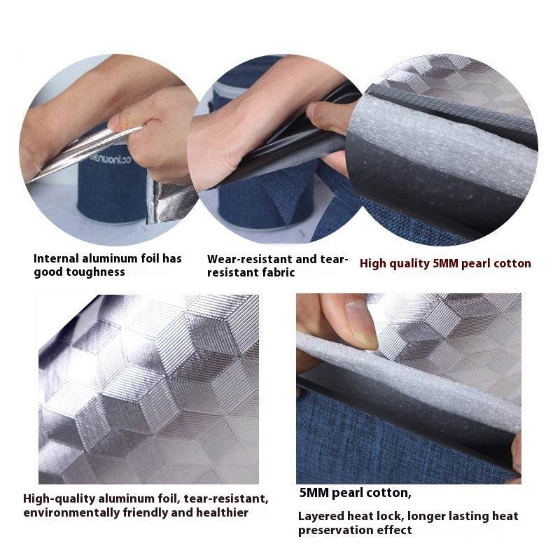 Women Fashion Thermal Insulated Denim Work Lunch Bag - EX-STOCK Canada