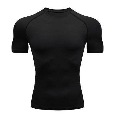 Solid color quick-drying bottoming short sleeve fitness t-shirt top - EX-STOCK Canada