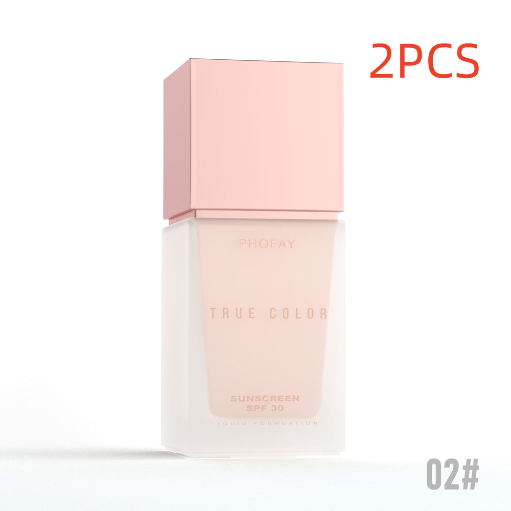 True Color Matte Liquid Foundation with SPF 30 Sunscreen