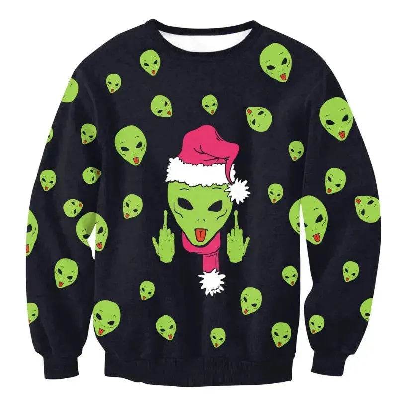 UGLY CHRISTMAS SWEATER Vacation Santa Elf Funny Womens Men Sweaters Tops Autumn Winter Clothing - EX-STOCK Canada