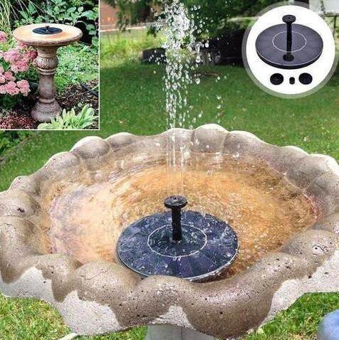Solar Water Mercury Garden Miniature Floating Fountain - EX-STOCK Canada