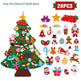 DIY Felt Christmas Tree New Year Toddler Kids Handmade Gift Toys Door Wall Hanging Ornaments Holiday Party Home Decor Set - EX-STOCK Canada