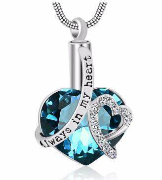 Crystal Heart Pendant - EX-STOCK Canada