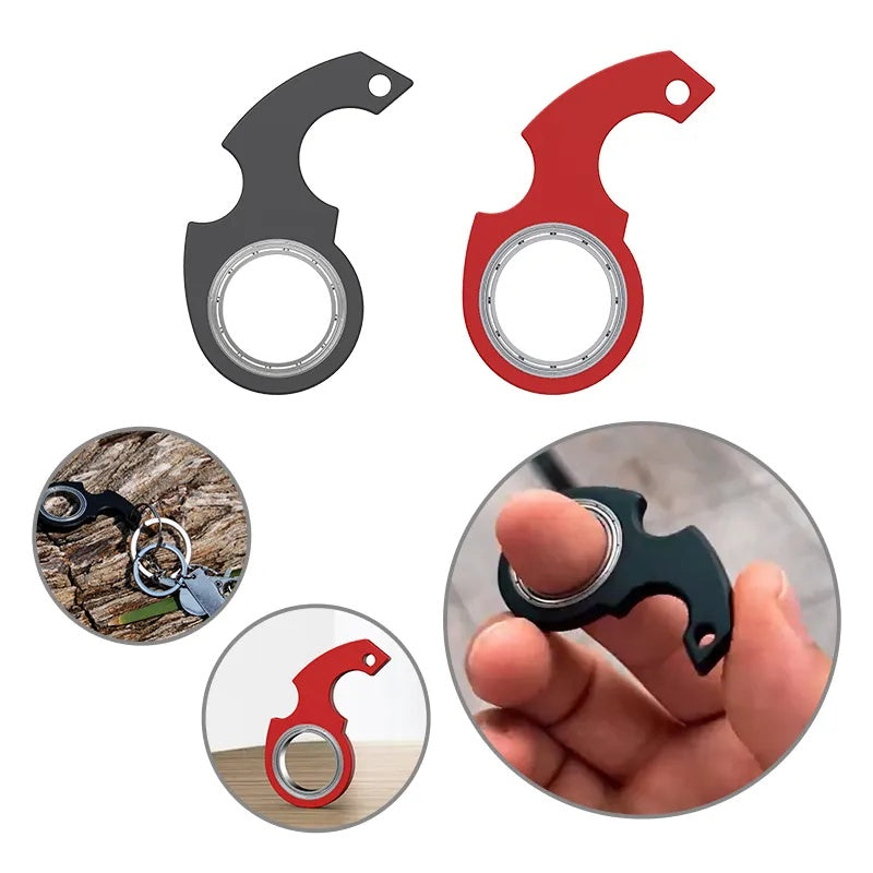 Keychain Hand Spinner Anti-anxiety Toy Creative Anxiety Spinner Toy Finger Spinner Keychain Stress Relief EX-STOCK Canada