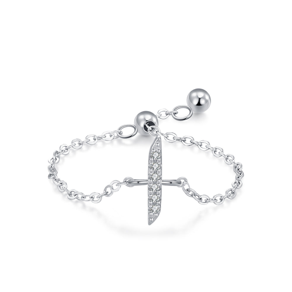 S925 Sterling Silver Niche Style Arabic Letters Pull-out Chain All-match Stackable EX-STOCK Canada