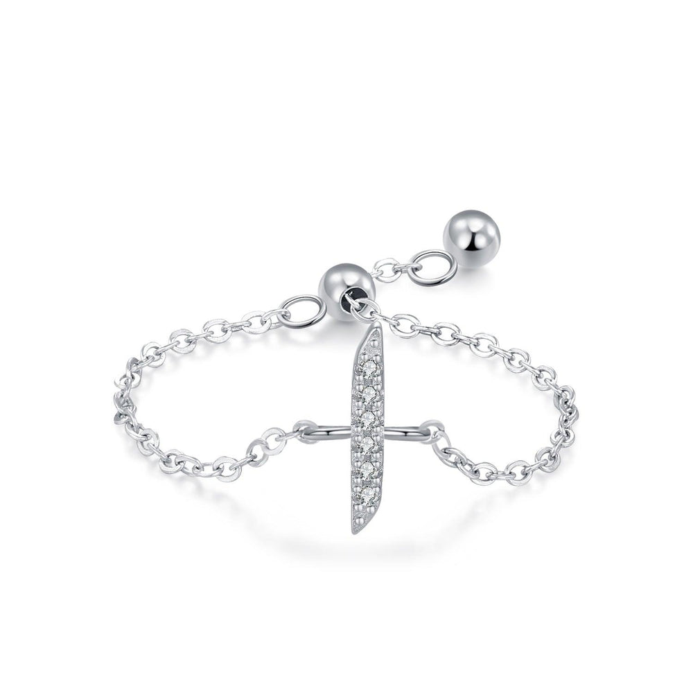 Chaîne extractible en argent sterling S925 avec lettres arabes style niche, assortie et empilableEX-STOCK Canada