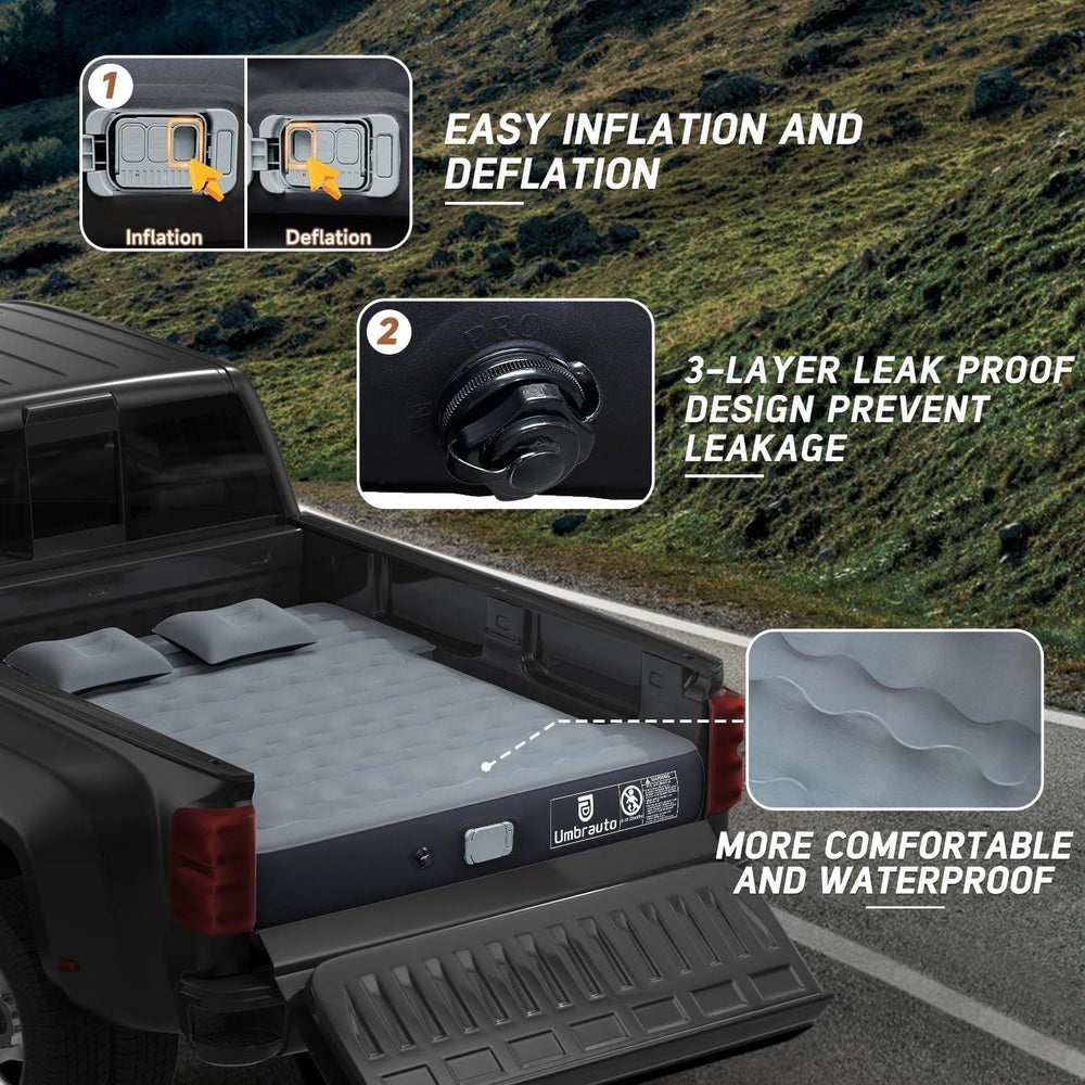 Inflatable Truck Bed Outdoor Camping Air Mattress 6.0-6.5ft - EX-STOCK Canada