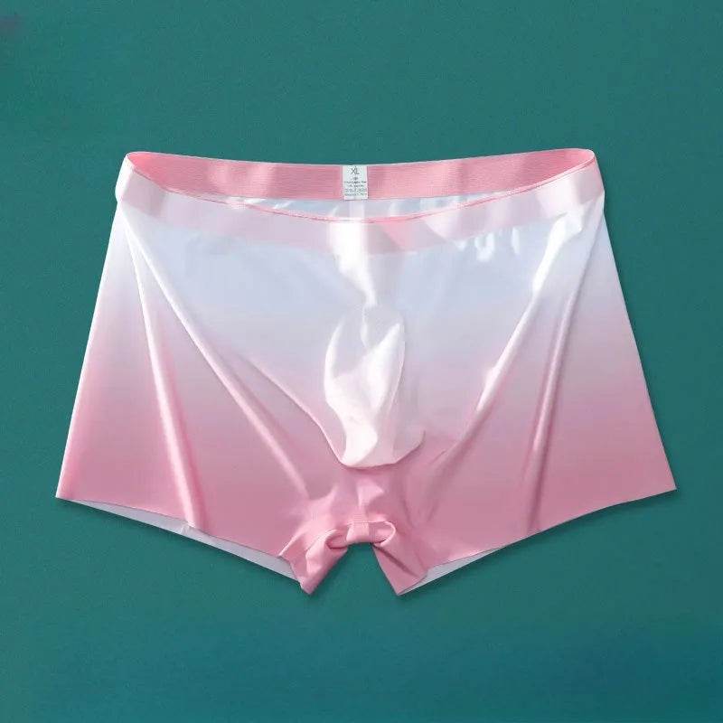 Ice Silk Men's Breathable Full Seamless Boxer Brief Pant underwear - EX-STOCK Canada