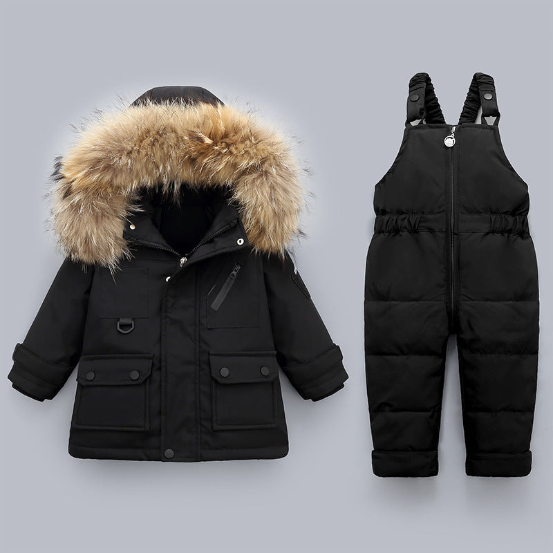 Winter Baby Boy's Down Jacket Suit | EX-STOCK product gallery photo 3