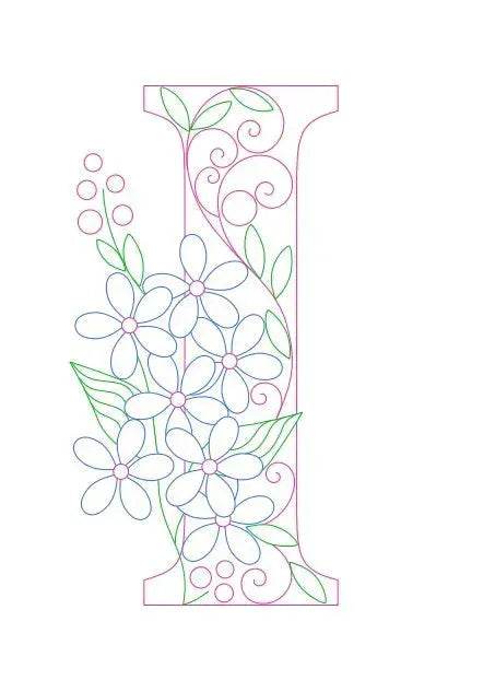 Paper Filigree Painting Kit - Letters - EX-STOCK Canada