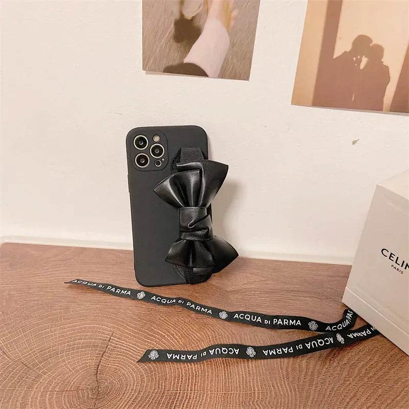 Ladies Bowtie iphone case TPU Protective Phone case for Apple Phones - EX-STOCK Canada