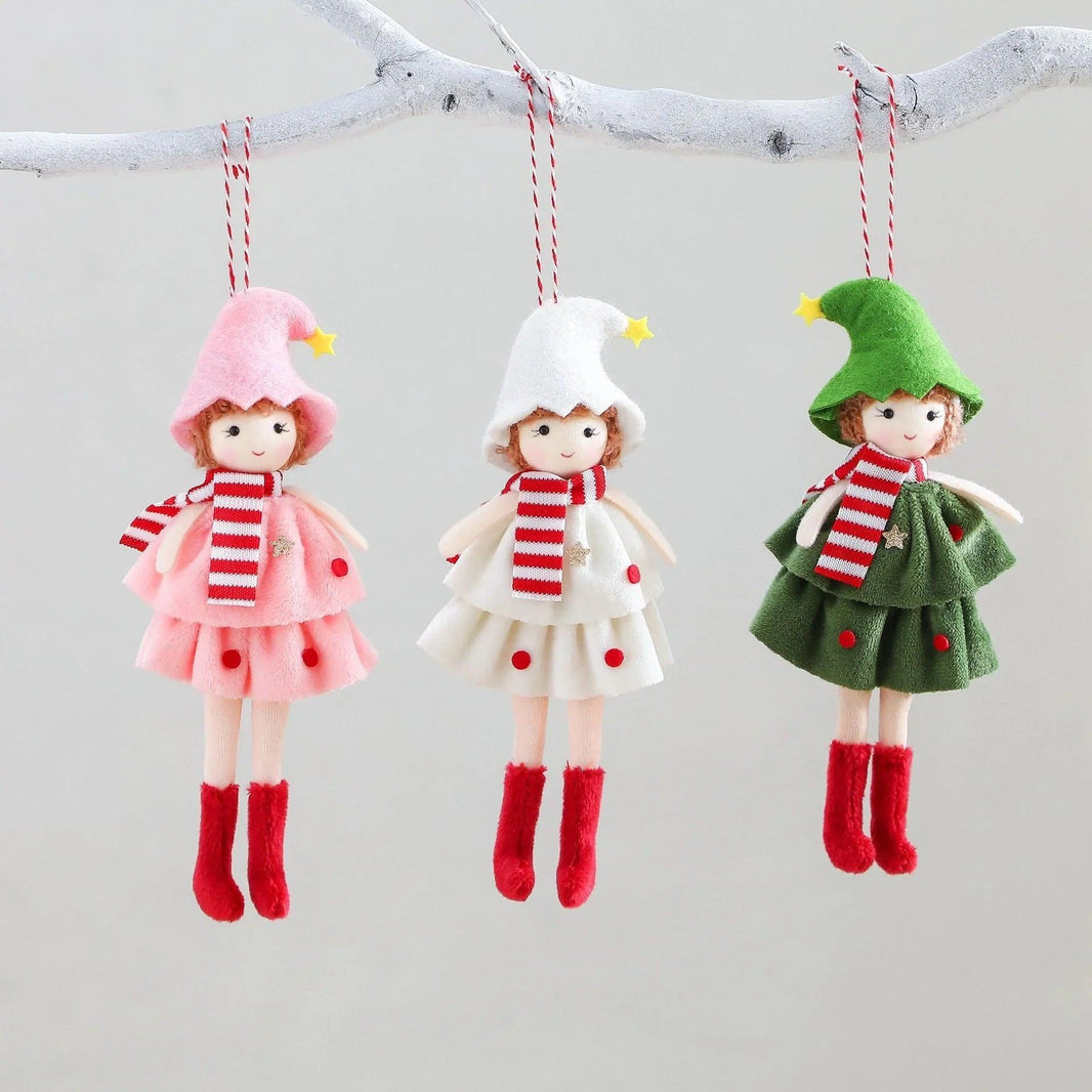 Christmas Cake Dress Girl Doll Angel Pendant EX-STOCK Canada