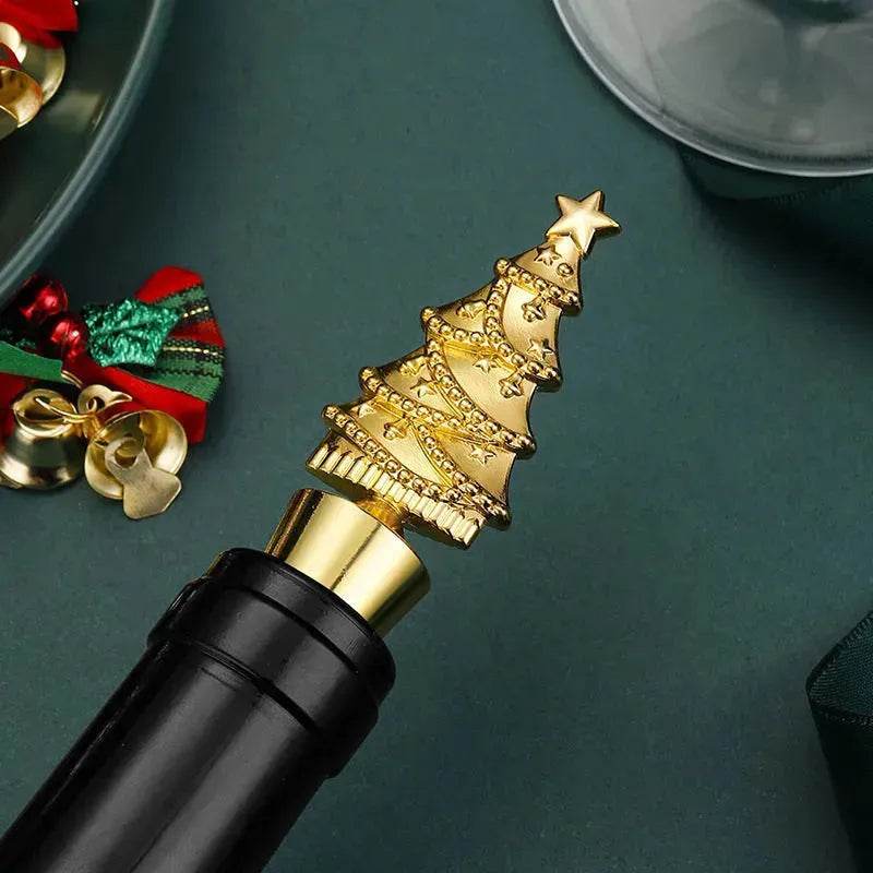 Creative Christmas Tree Wine Stopper Sealed Wine Bottle Stopper - EX-STOCK Canada