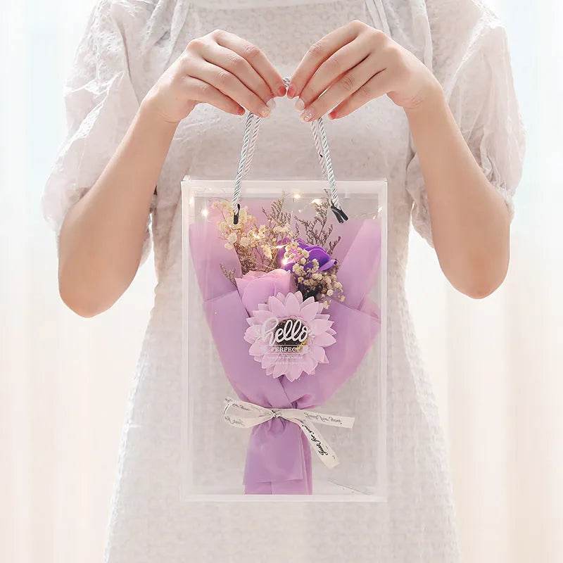 Soap Rose Bundle Gift Box - EX-STOCK Canada