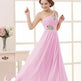 Evening dress one-shoulder dinner banquet long banquet EX-STOCK Canada