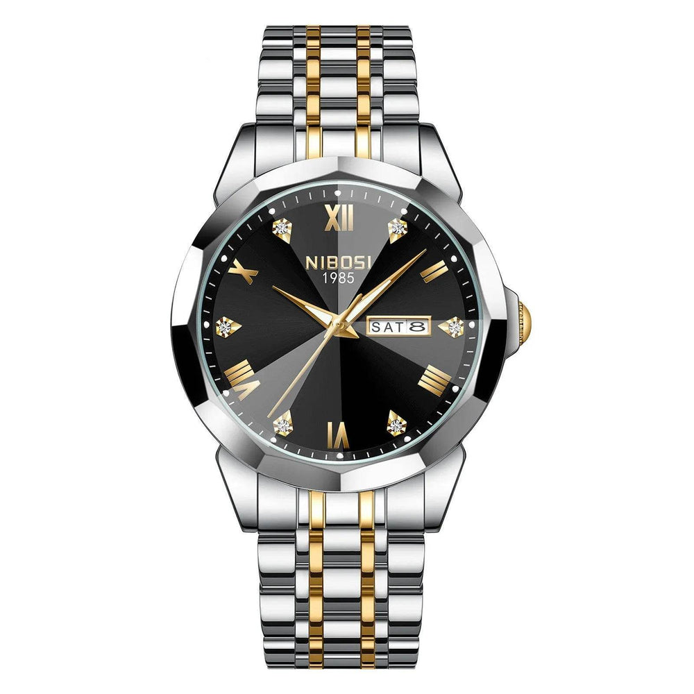 Quartz Men's Steel Strap Watch Luminous Waterproof - EX-STOCK Canada