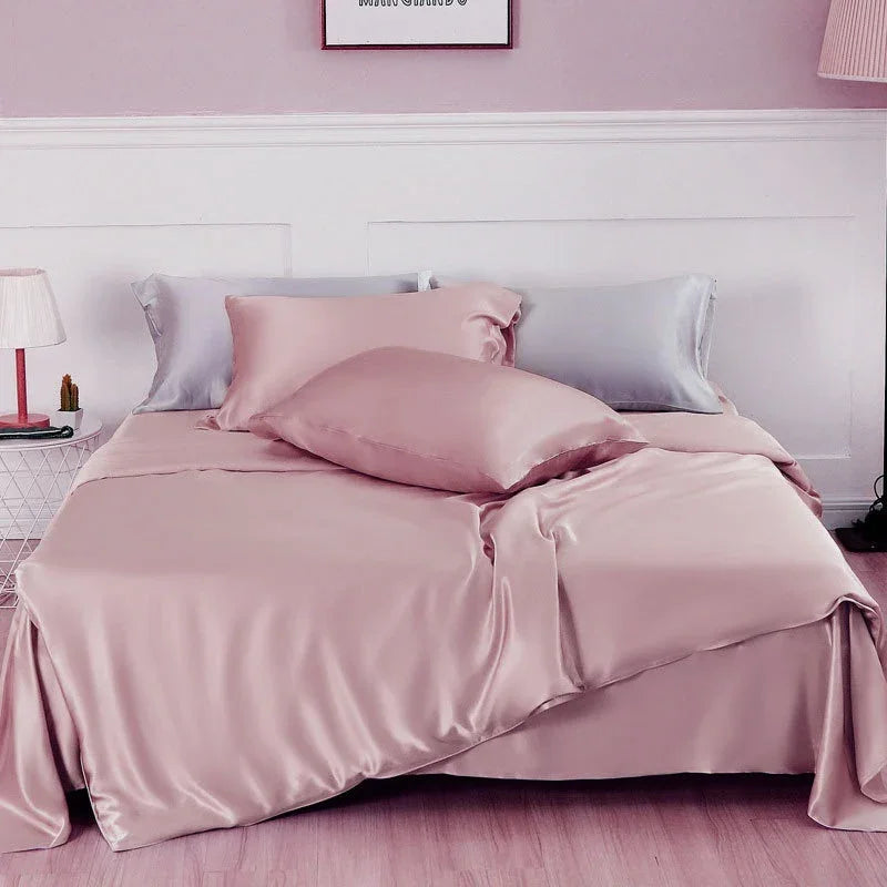 Double-sided Silk Bedding Duvet Cover EX-STOCK Canada